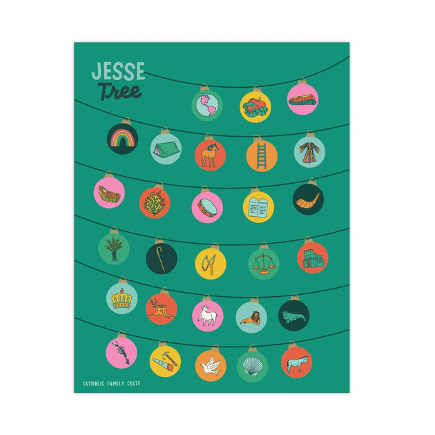 Jesse Tree Advent Sticker Calendar Crossroads Collective Jesse Tree Advent Sticker Calendar Crossroads Collective