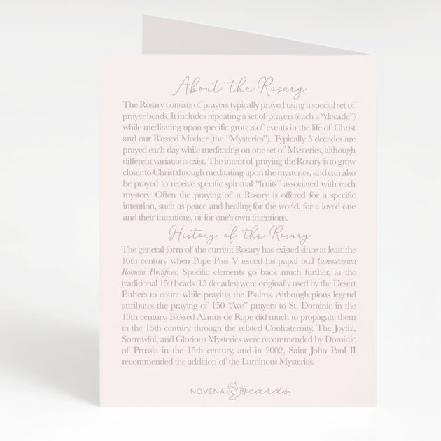 Rosary Card Mixed Set Bouquet Crossroads Collective