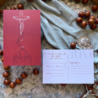 Mass Intention Spiritual Bouquet Postcard