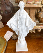 Our Lady of the Smiles White Statue Sculptures & Statues Crossroads Collective