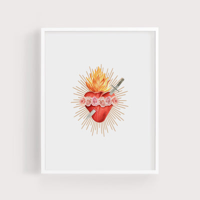 Immaculate Heart of Mary | Art Print Home & Decor Crossroads Collective