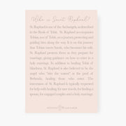 St. Raphael Prayer Card | Wise Choice of a Marriage Partner | Beige Cards Crossroads Collective