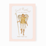 St. Raphael Prayer Card | Wise Choice of a Marriage Partner | Beige Cards Crossroads Collective