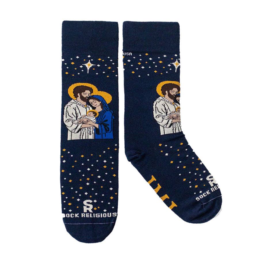 Holy Family Adult Socks