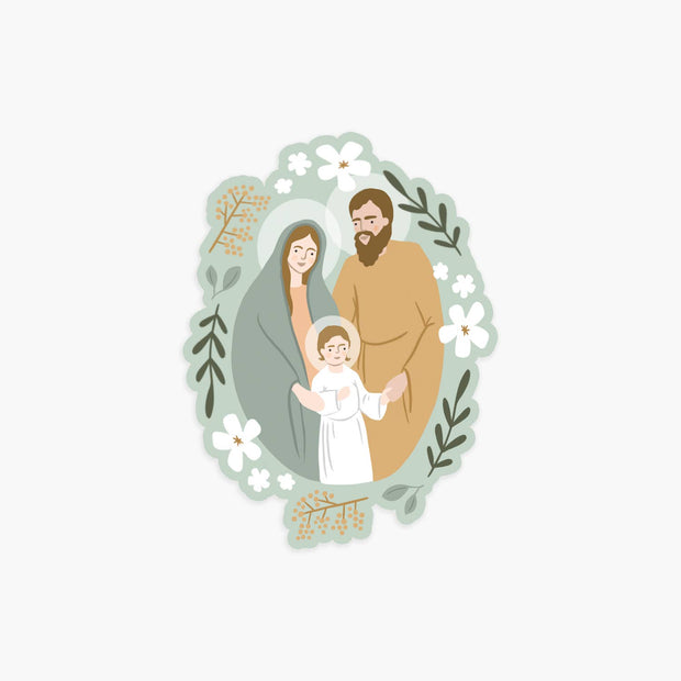 Holy Family Vinyl Sticker