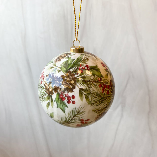 3" Assorted Cardinal Chorus Paper Mache Ornament
