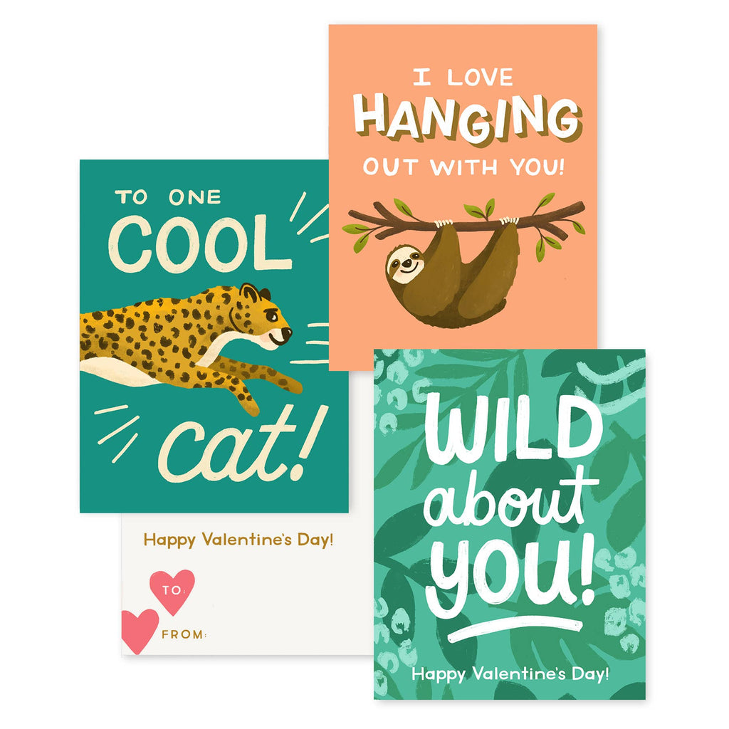 Jungle Kids Mini Valentines