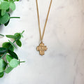 Gold Filled 5-Way Medal on 18" LT Curb Chain
