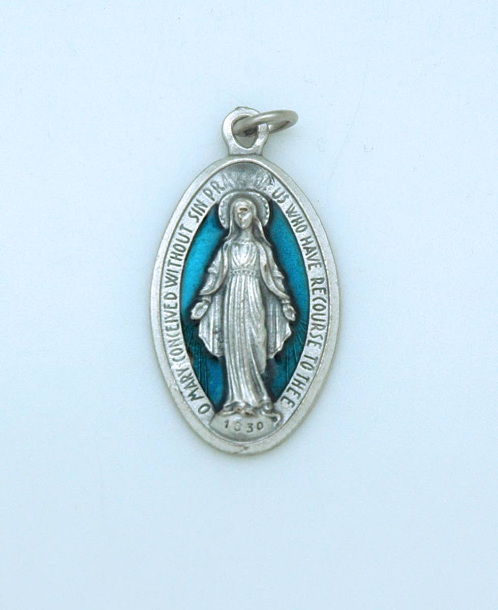 Large Enameled Miraculous Medal