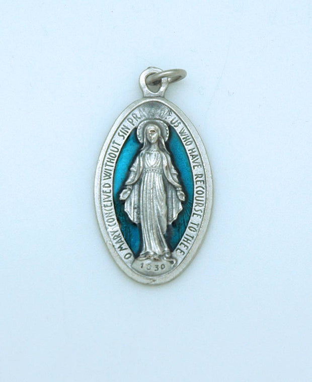 Large Enameled Miraculous Medal