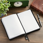 Journal Classic Zip BrownBlack Zippered Man of God 1Tim 6:11