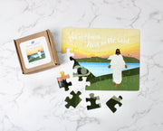 He is Risen Puzzle, Jesus Easter Puzzle, Christian Puzzle