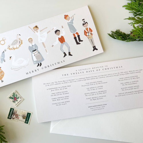 A Catholic 12 Days of Christmas Card