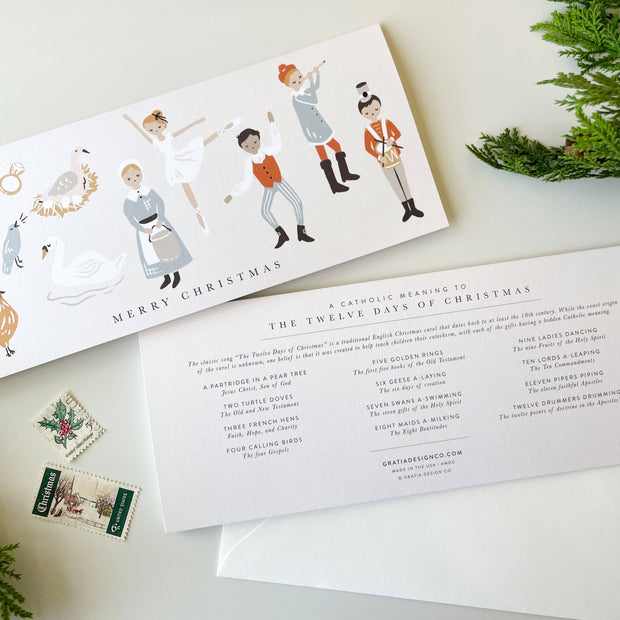 A Catholic 12 Days of Christmas Card