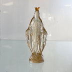 4" Crowned Mary Statue
