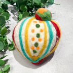 Fancy Finial Wool Ornament