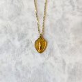 Shield of Mary Pendant - Straight Bar Chain