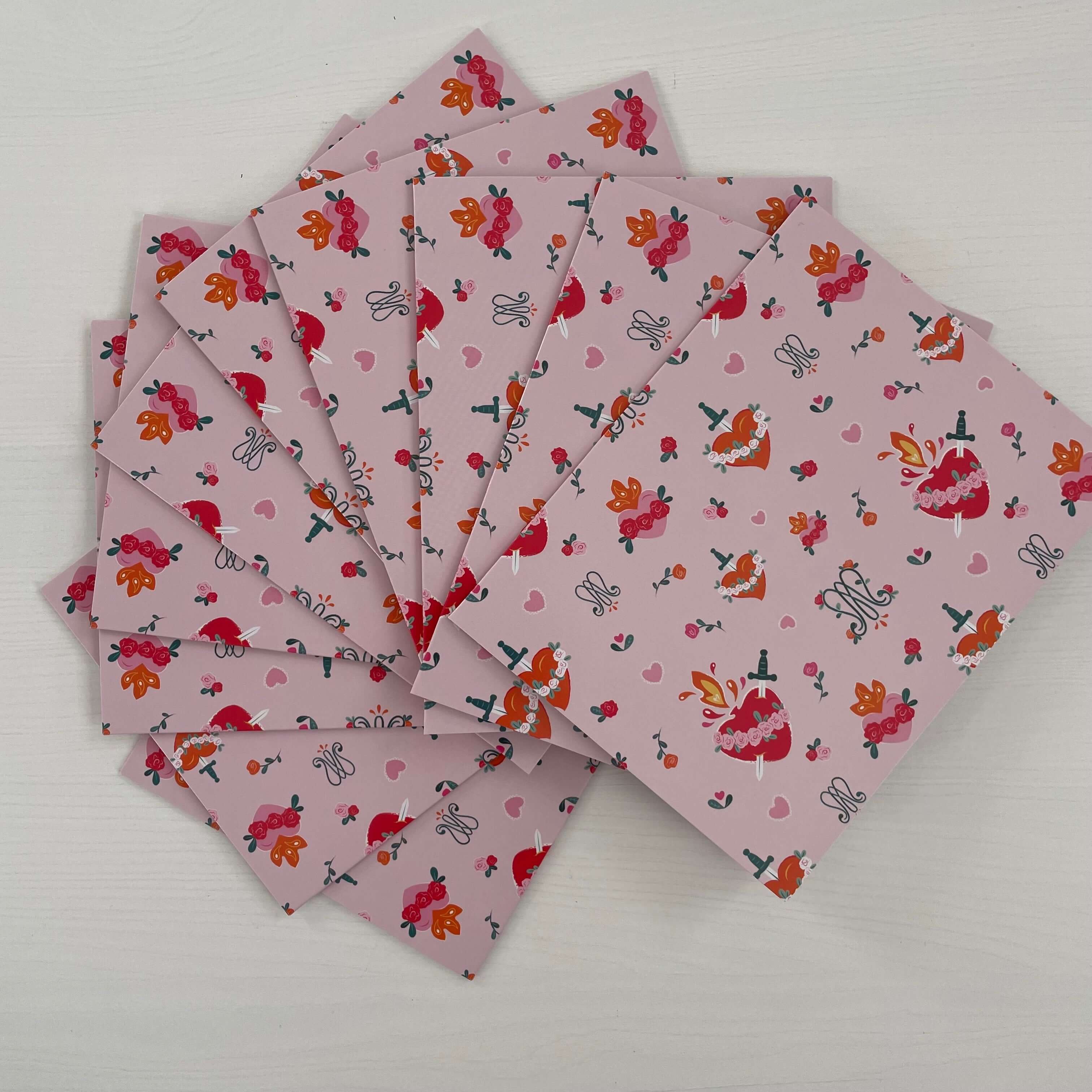 Catholic Note Cards Pack of 10 - Auspice Maria Collection