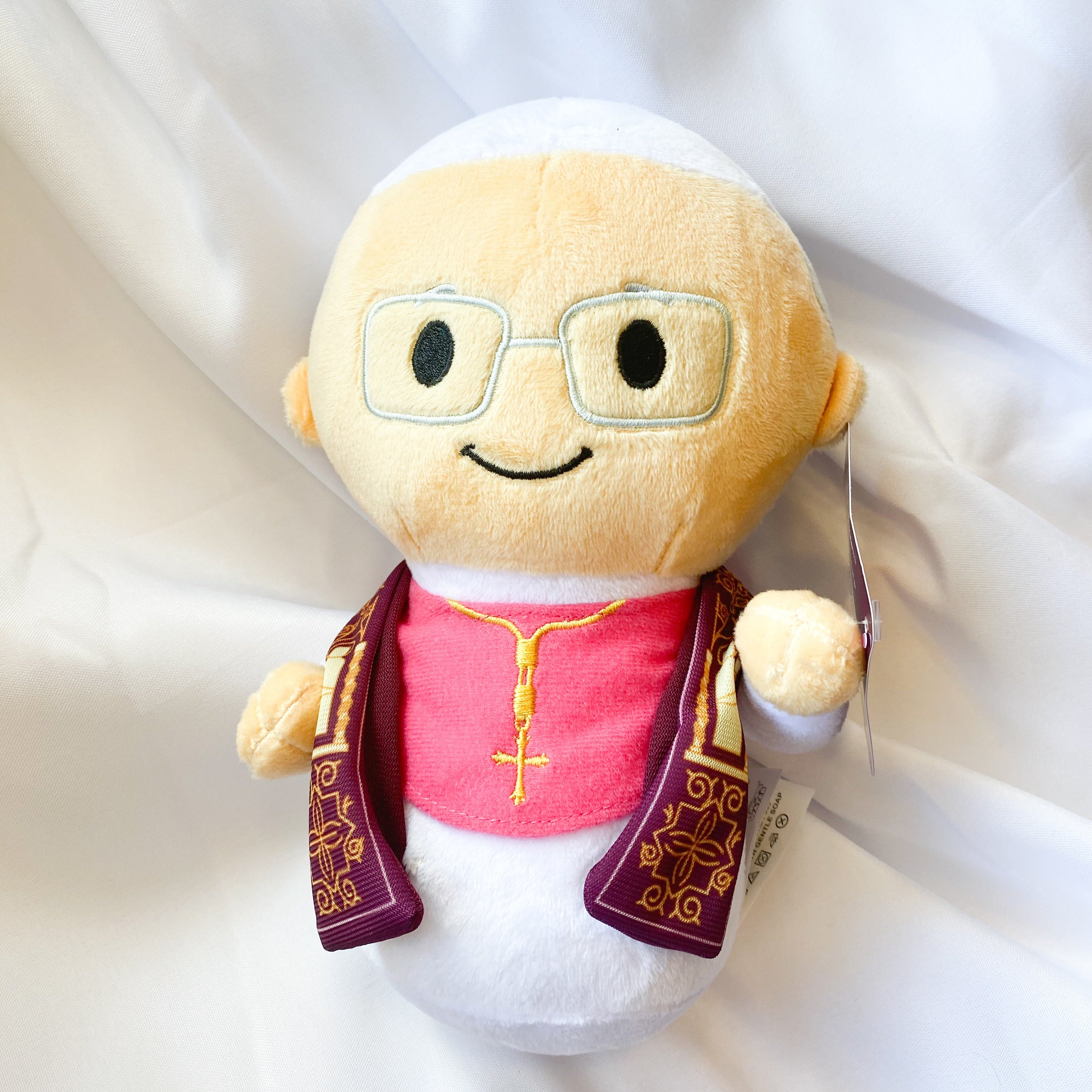 Pope Leo XIV Catholic Plush Doll - Holy Father - Little Drops of Water