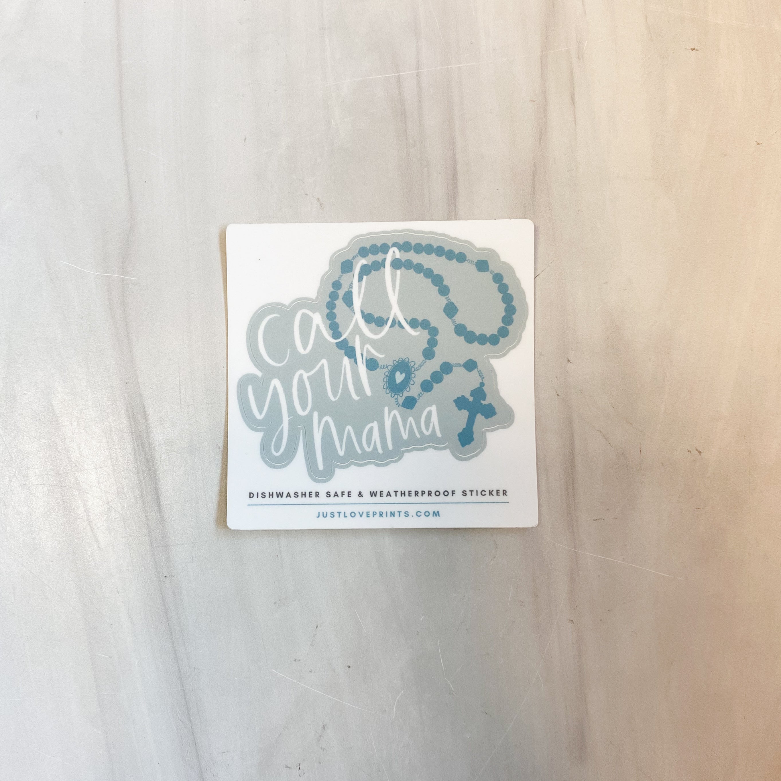 Call Your Mama Vinyl Sticker
