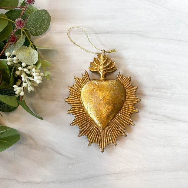 5" Sacred Heart Ornament