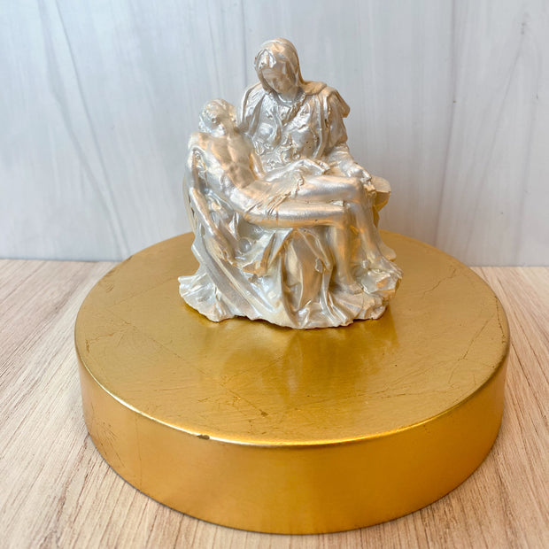 Pieta on Gold Base