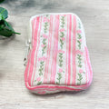 Floral Quilted Rosary Pouch