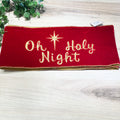 Oh Holy Night (Gold), Red Velvet Banner