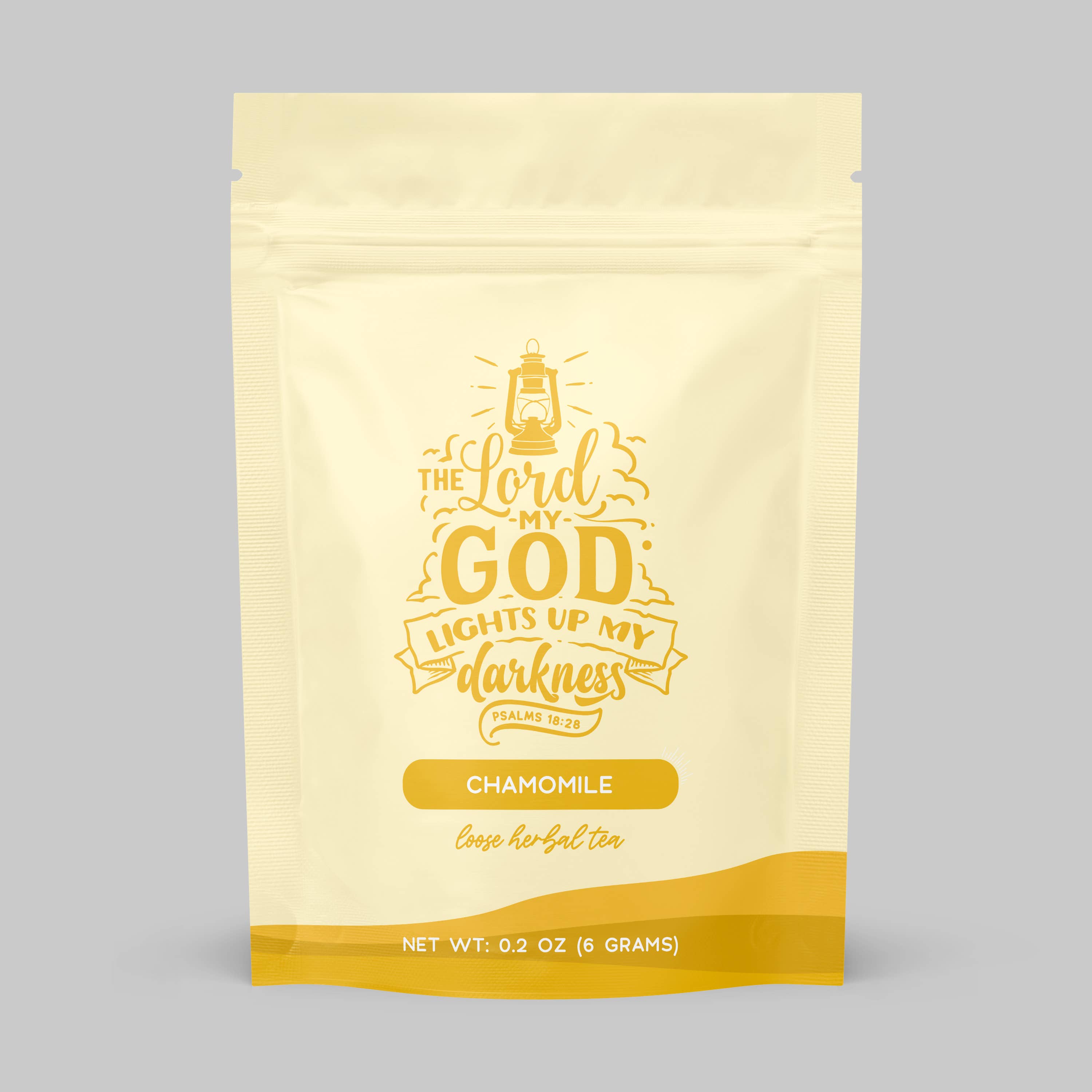 Bible Verse Egyptian Chamomile Tea, Relaxing, Psalm 18:28