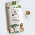 The Good Shepherd Muslin Deluxe Swaddle I Catholic Gift