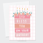 God Bless You On Your Birthday Greeting Card