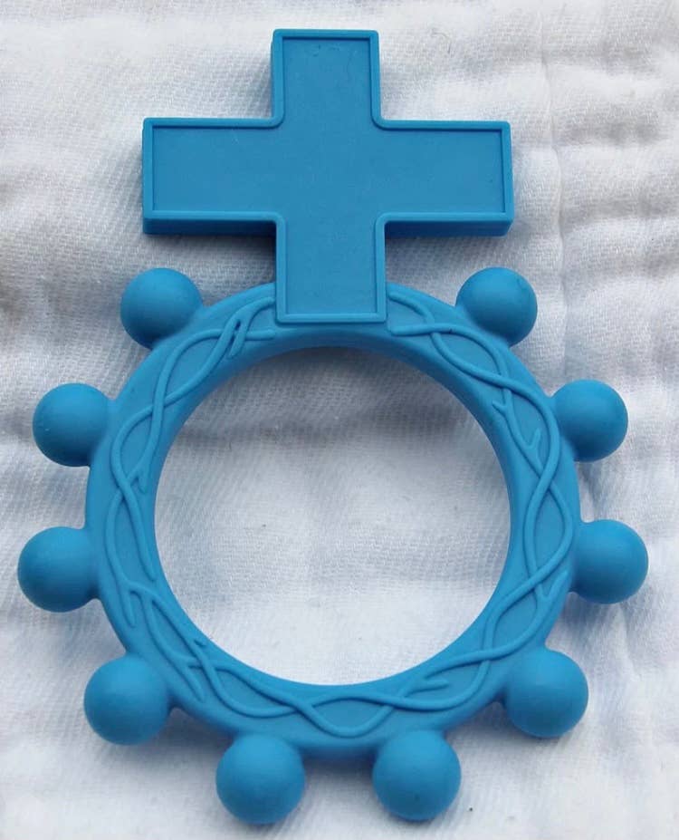 CT101 Baby Silicone Finger Rosary Teether