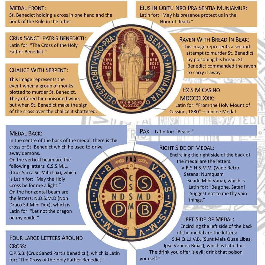 St Benedict Wooden Cord Rosary With Pardon Crucifix
