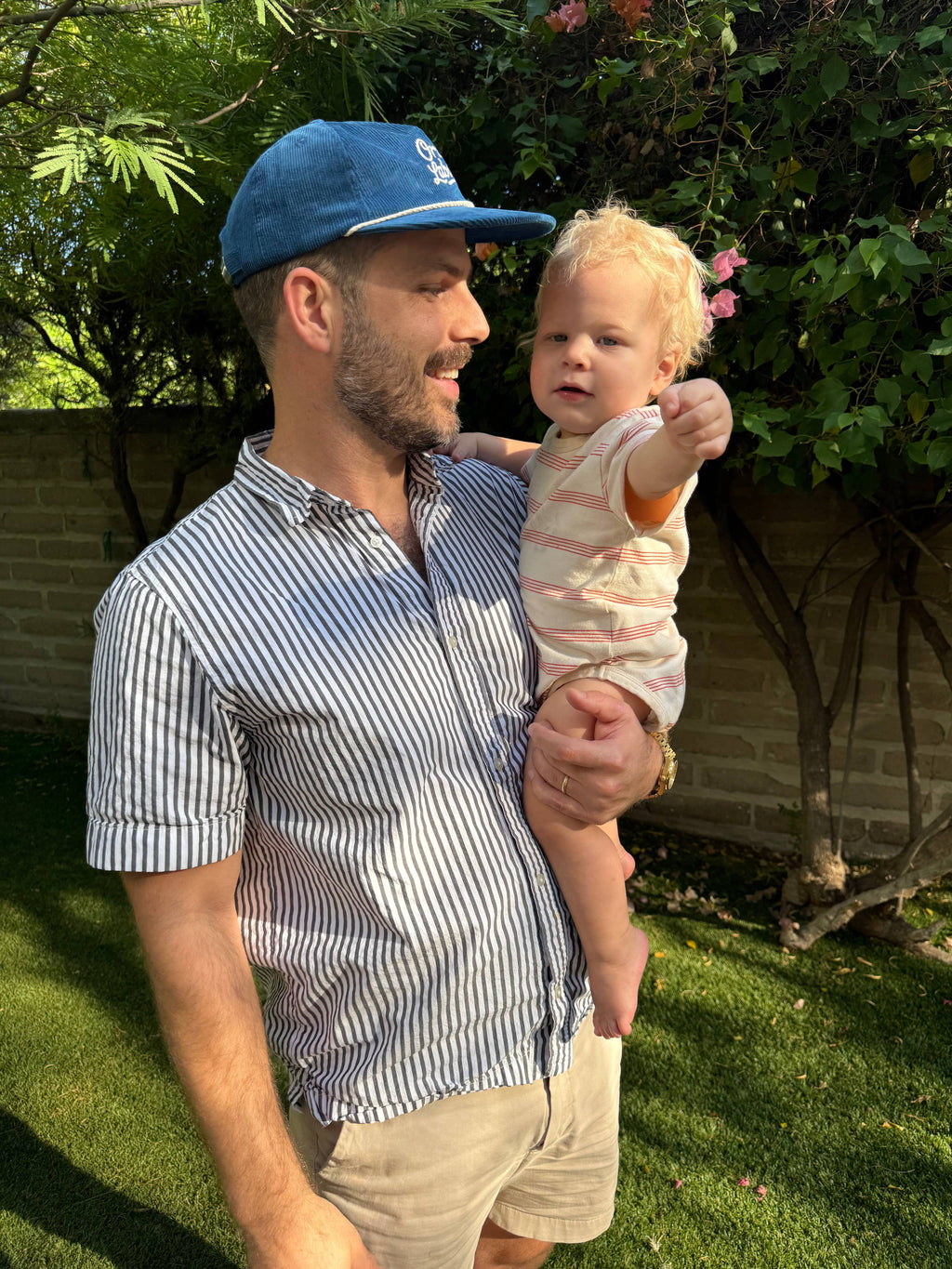 Blue Ora et Labora Corduroy Hat