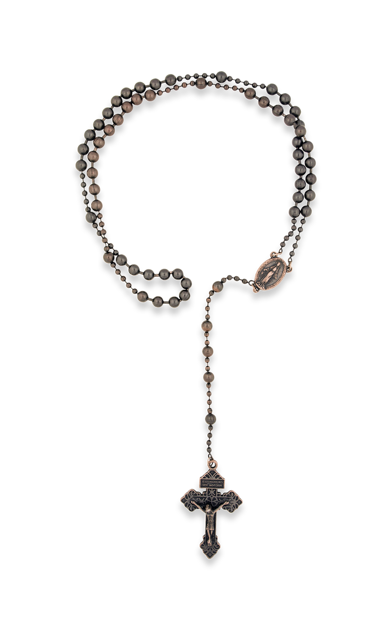 Soldier of God Antique Copper Military Rosary