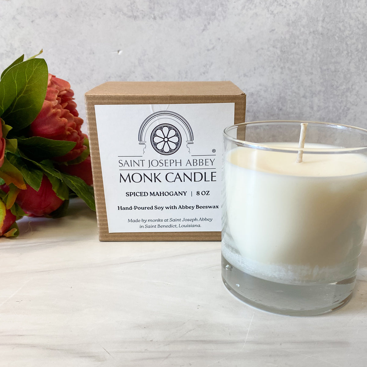 Monk Candle - Saint Joseph Abbey