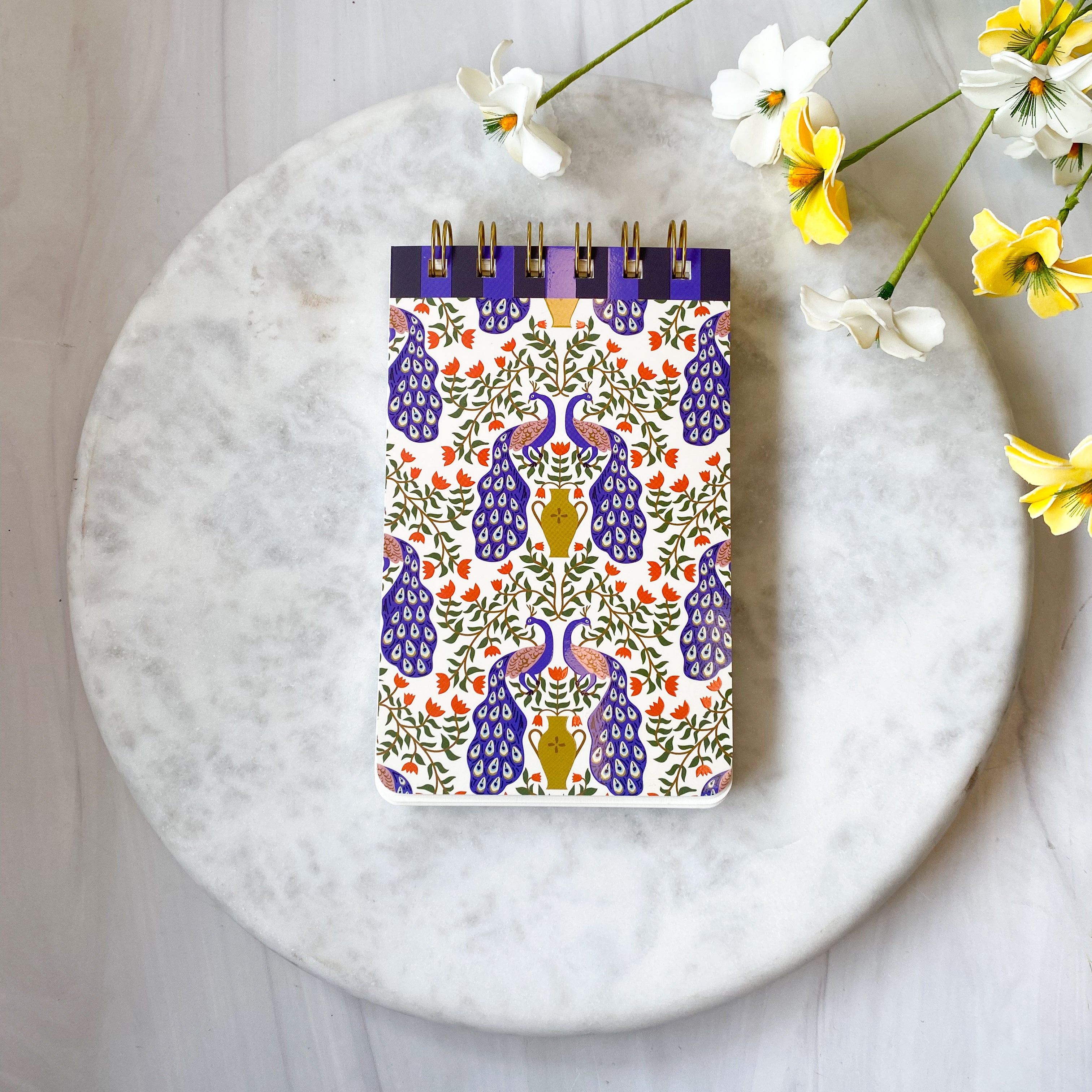 A Dopo Peacock Twin Wire Notepad