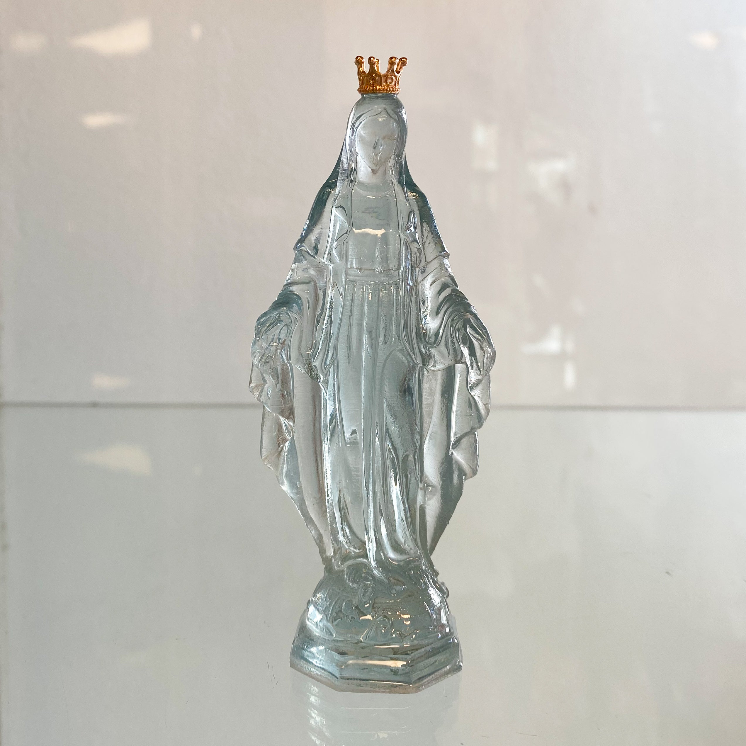 4" Crowned Mary Statue
