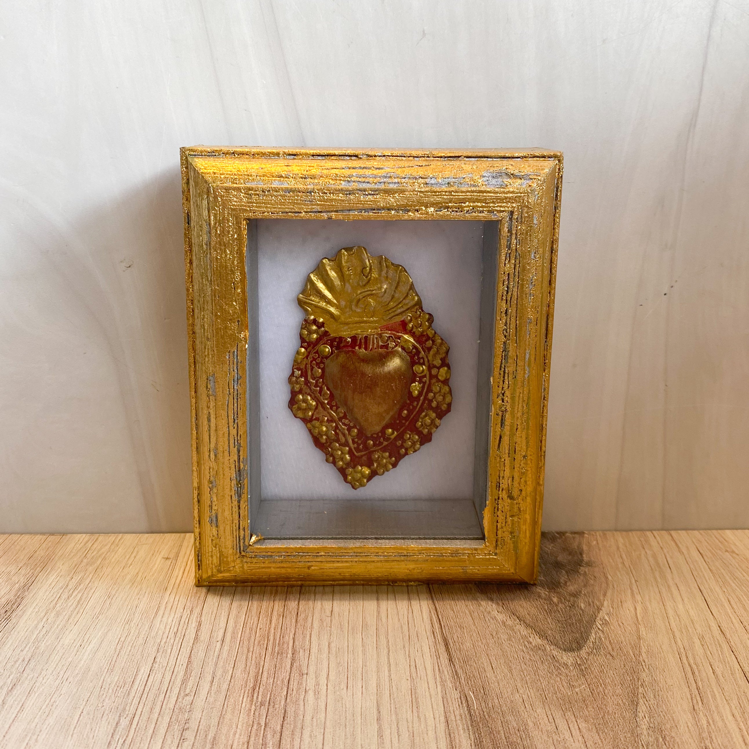 Framed Sacred Heart 4x5