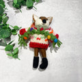 Woodland Animal Wool Ornament - Deer; Fox