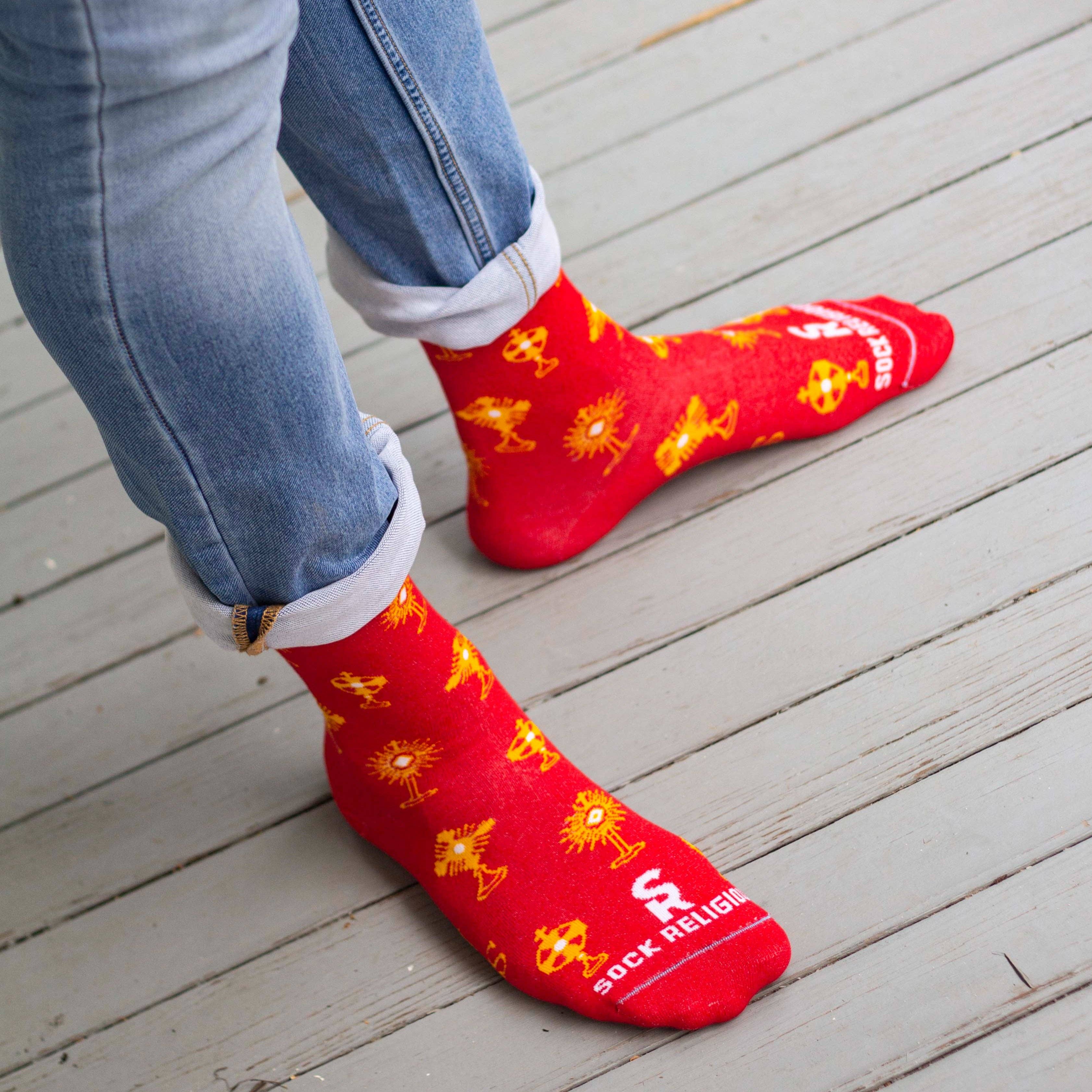 Monstrance Adult Socks