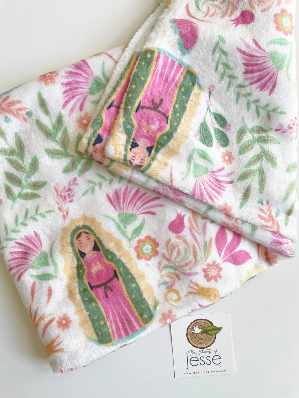 Our Lady of Guadalupe Minky Blanket
