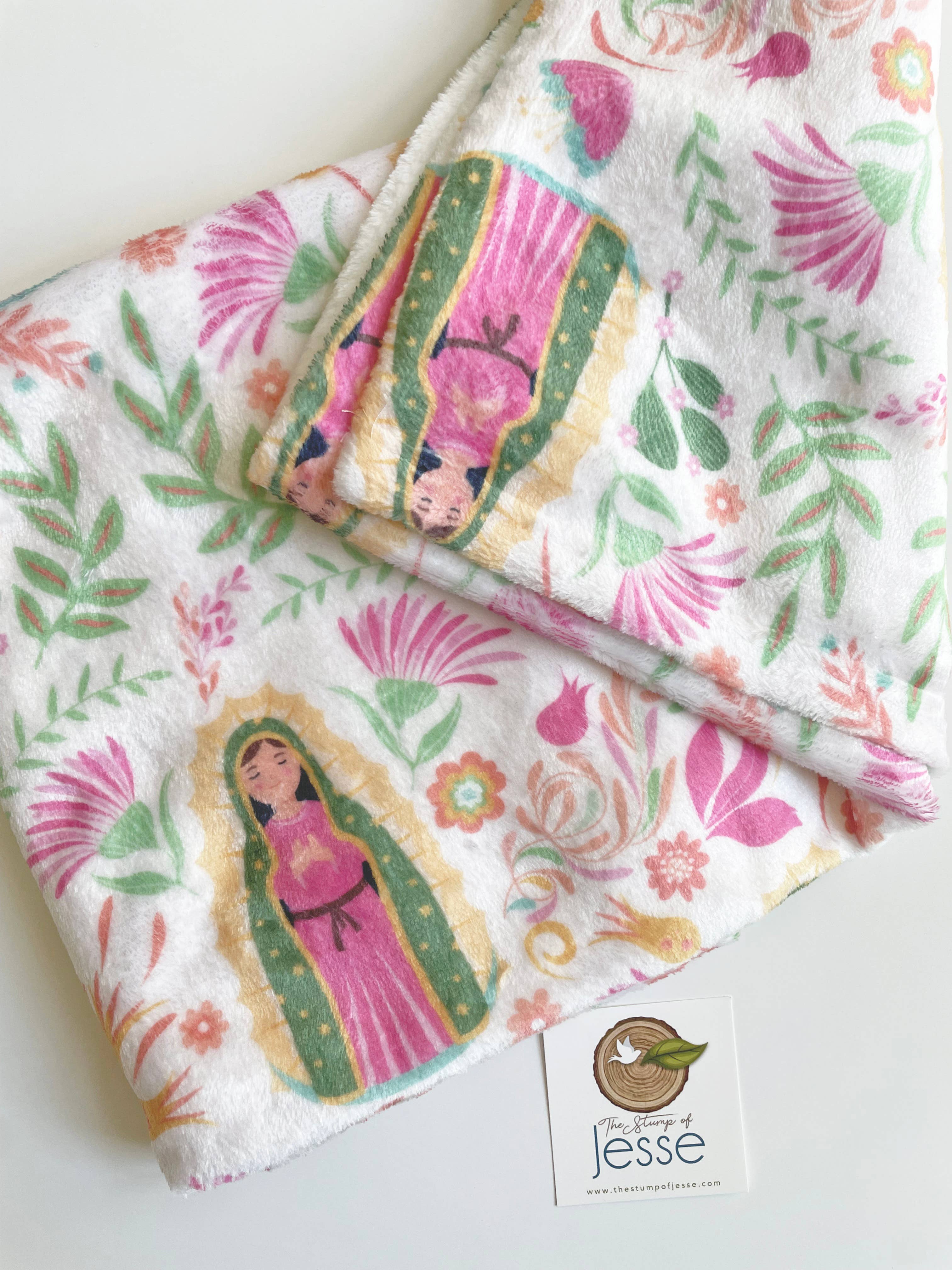 Our Lady of Guadalupe Minky Blanket
