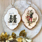 12 Days of Christmas Glass Ornament Assorted in Gift Box
