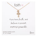 15"-16"L Gold Cross Necklace