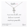 15"-16"L Silver Cross Necklace