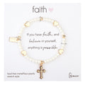 6"L Gold Cross Bracelet