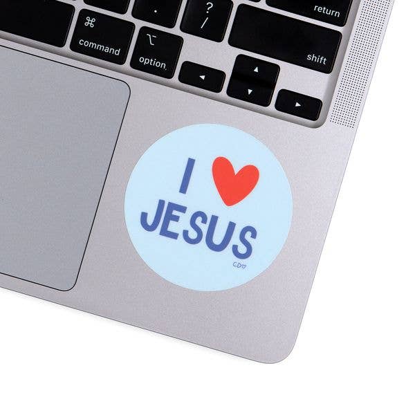 I Love Jesus Decal Sticker