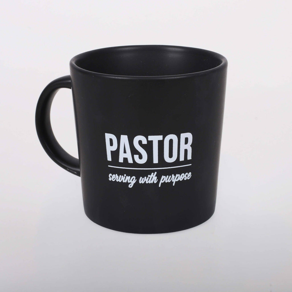 Mug Pastor Serving Black 12 Oz