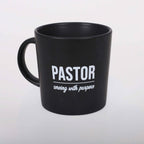 Mug Pastor Serving Black 12 Oz